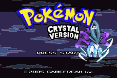Pokemon Crystal Shards (English beta 1) Title Screen